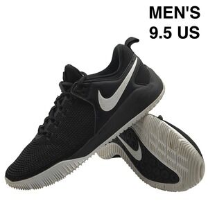 Nike Air Zoom‎ HyperAce 2 Pickleball Volleyball Shoes Black White Men's Size 9.5